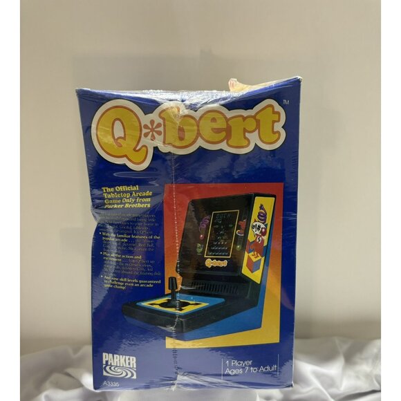 Q*Bert 1983 Tabletop Mini Arcade Game Parker Brothers, Factory sealed RARE - Picture 4 of 6